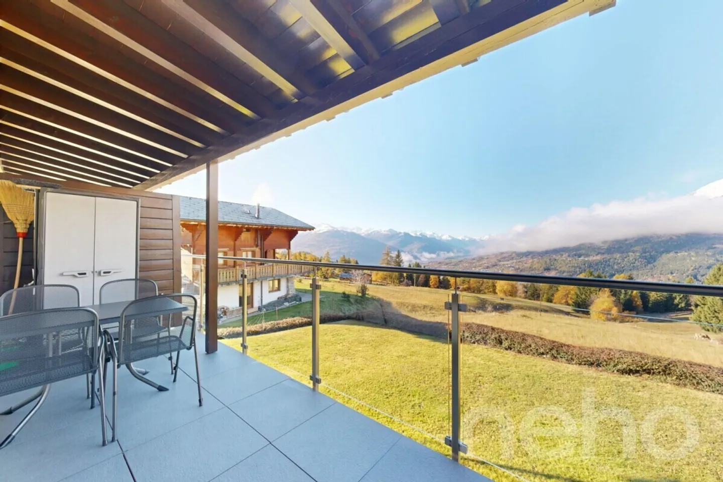 Letzte Etage mit unglaublichem Blick auf die Berge - Crans Montana - Foto 1 von 12