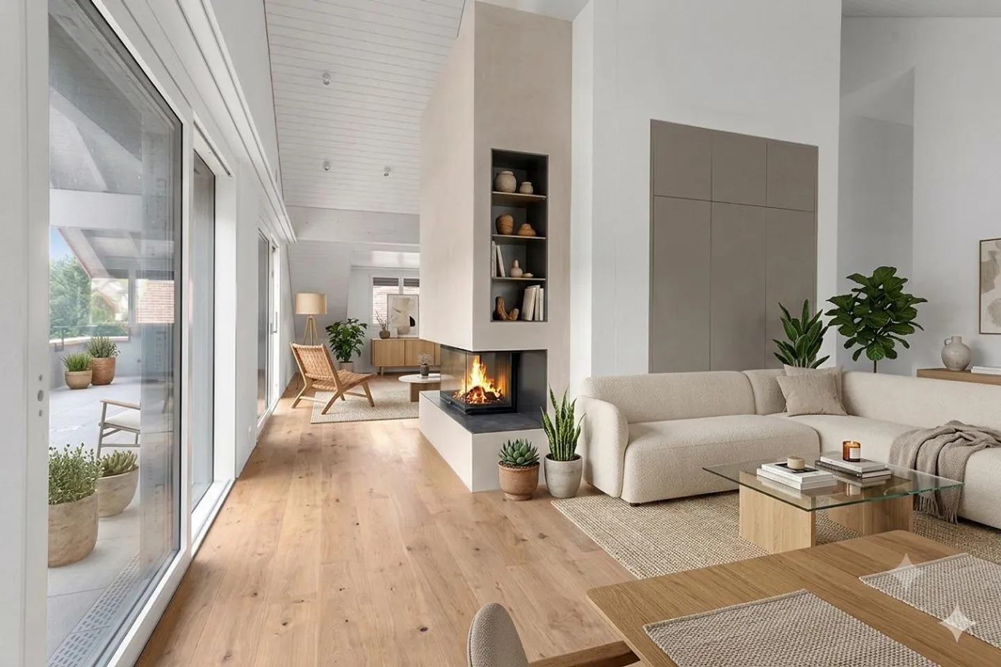 Prima occupazione: appartamento attico esclusivo con enorme balcone e camino - Foto 1 di 28