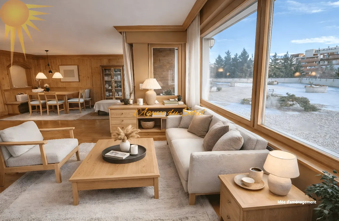 Geräumige außergewöhnliche 5,5-Zimmer-Wohnung im Herzen von Crans! - Foto 6 von 46