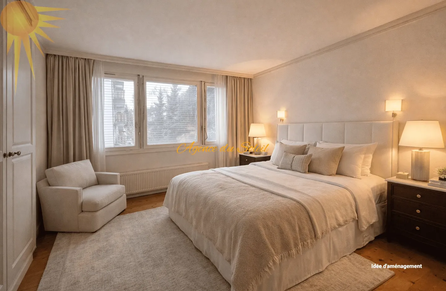 Geräumige außergewöhnliche 5,5-Zimmer-Wohnung im Herzen von Crans! - Foto 34 von 46