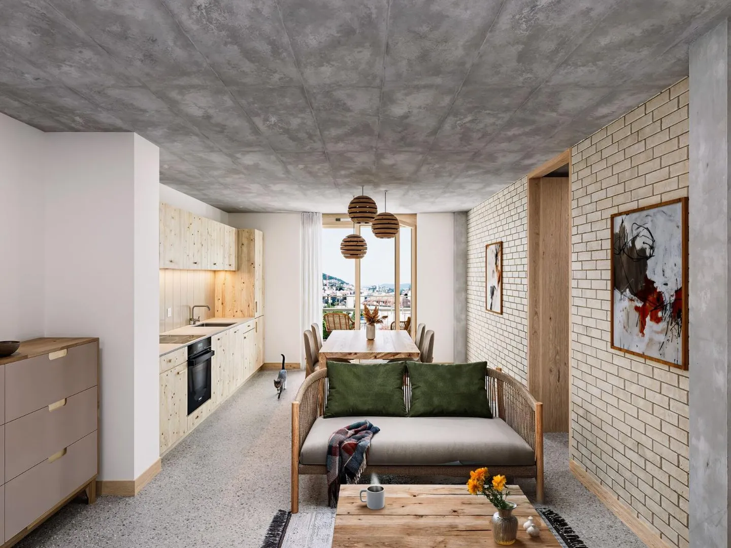 Scopri Concept B.180 - Nuovo appartamento di 6,5 stanze con logge - Foto 2 di 6