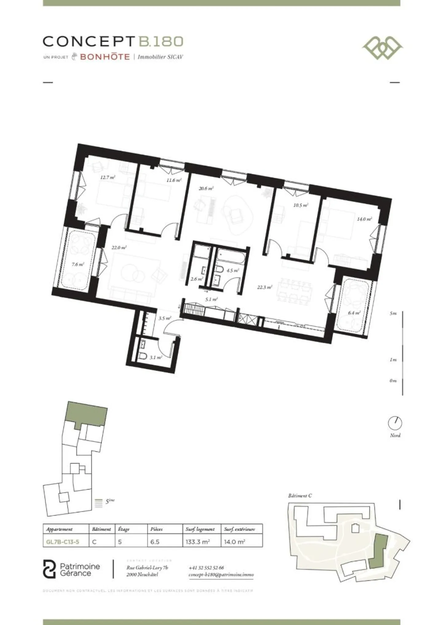 Scopri Concept B.180 - Nuovo appartamento di 6,5 stanze con logge - Foto 6 di 6