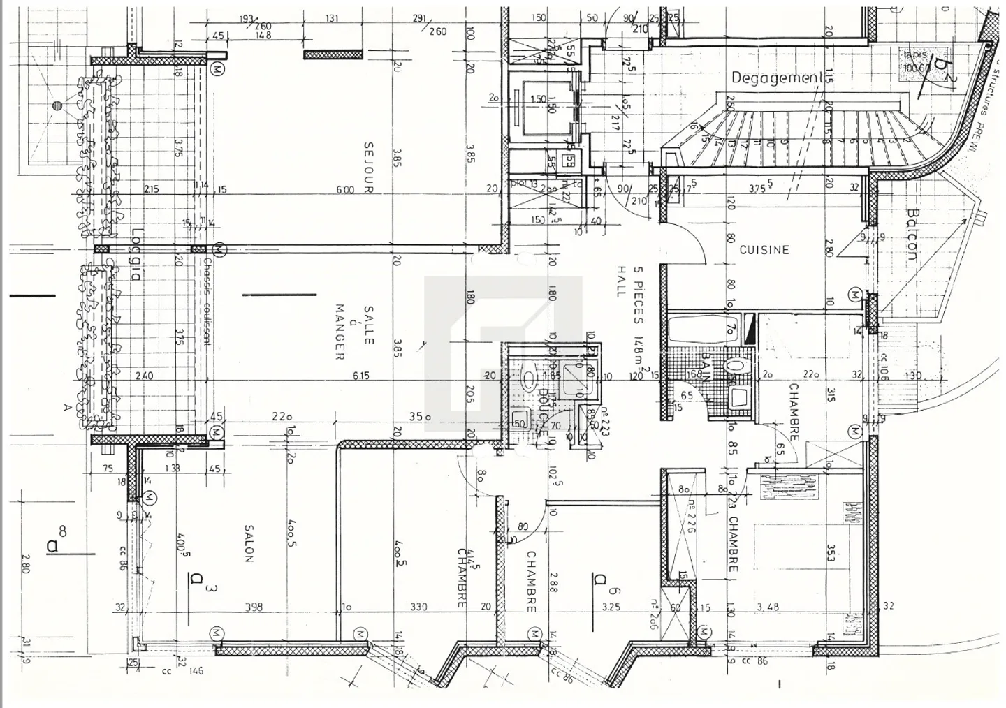 Appartement spacieux avec balcons - Photo 6 sur 6