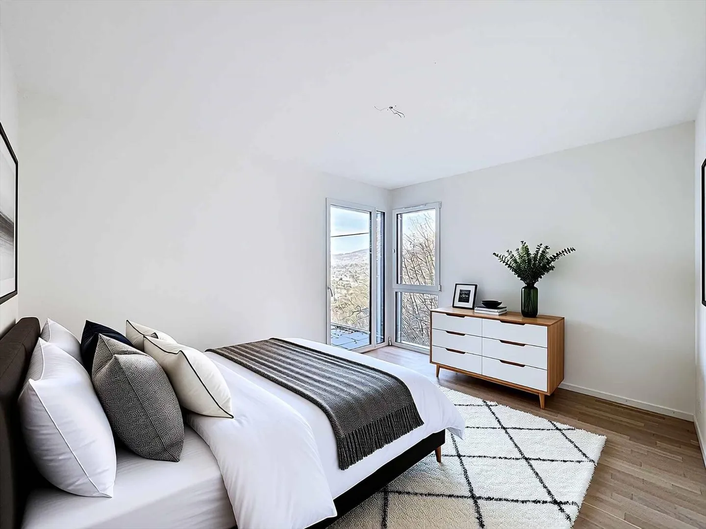 Magnifico attico con vista panoramica sul lago e sulle Alpi - Foto 4 di 5