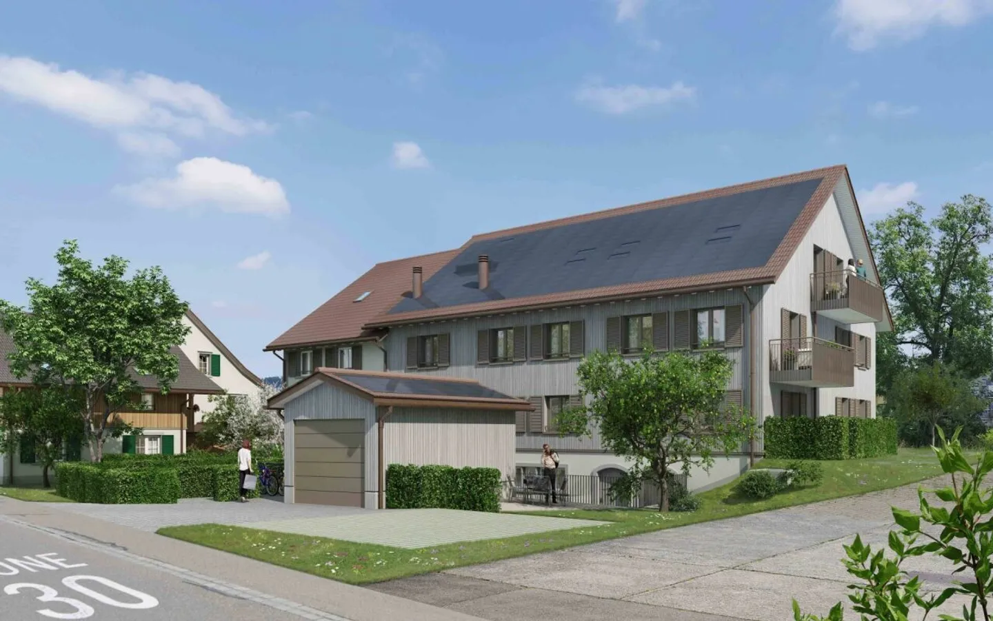 LE DÉBUT DE LA CONSTRUCTION EST EFFECTIF ! Haute qualité de vie : appartements neufs à proximité de la nature, du lac et de la ville - Photo 1 sur 10