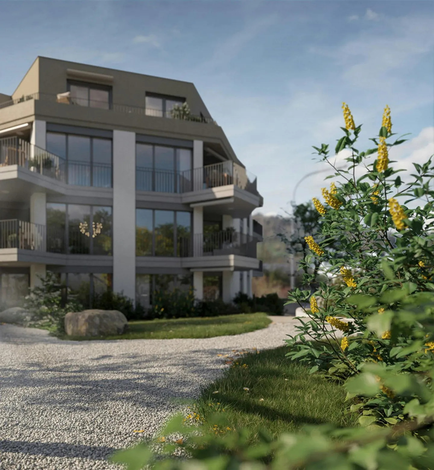 Deux nouveaux appartements de jardin de 4,5 pièces - calme, moderne, proche de la ville - Photo 10 sur 13