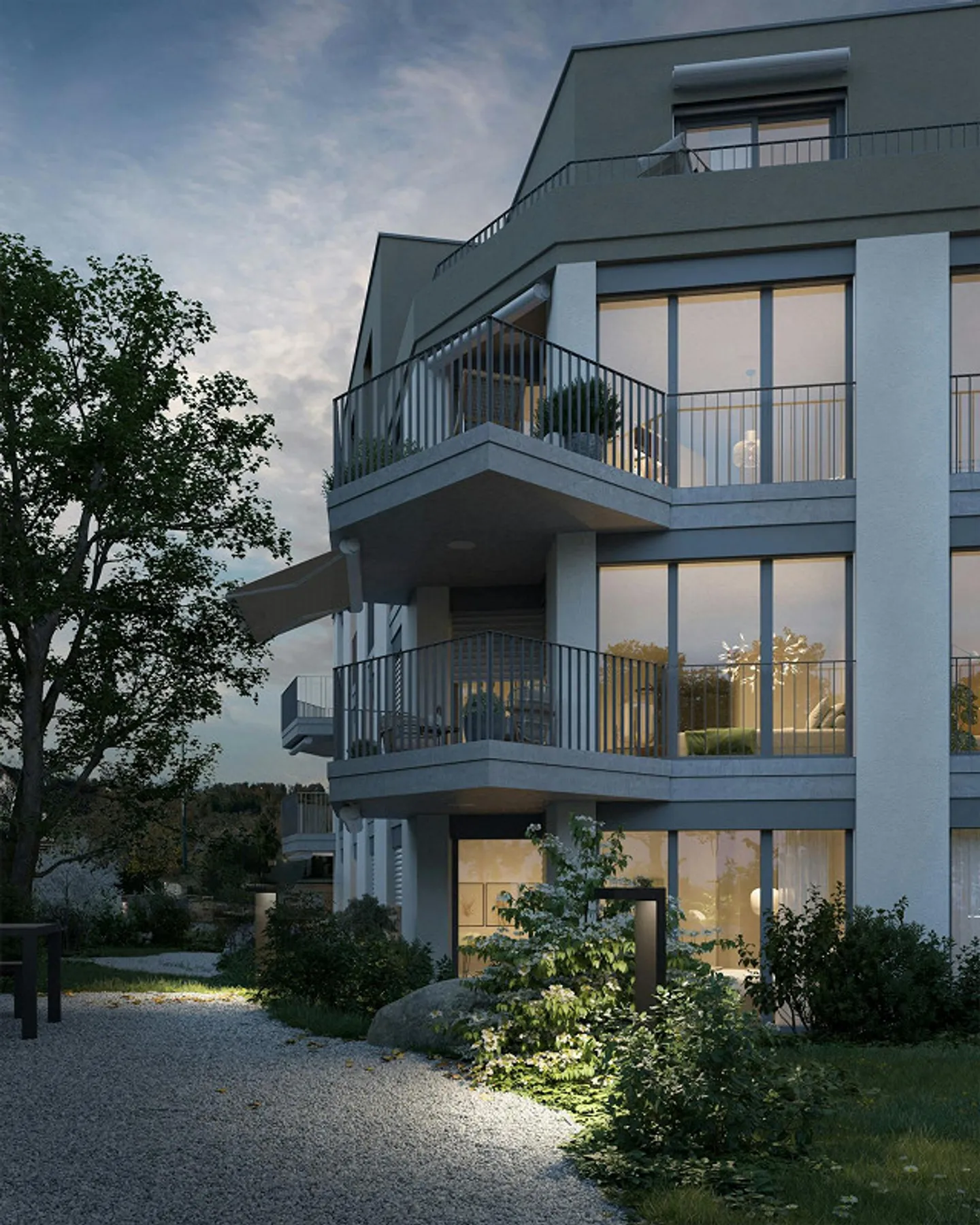 Deux nouveaux appartements de jardin de 4,5 pièces - calme, moderne, proche de la ville - Photo 11 sur 13