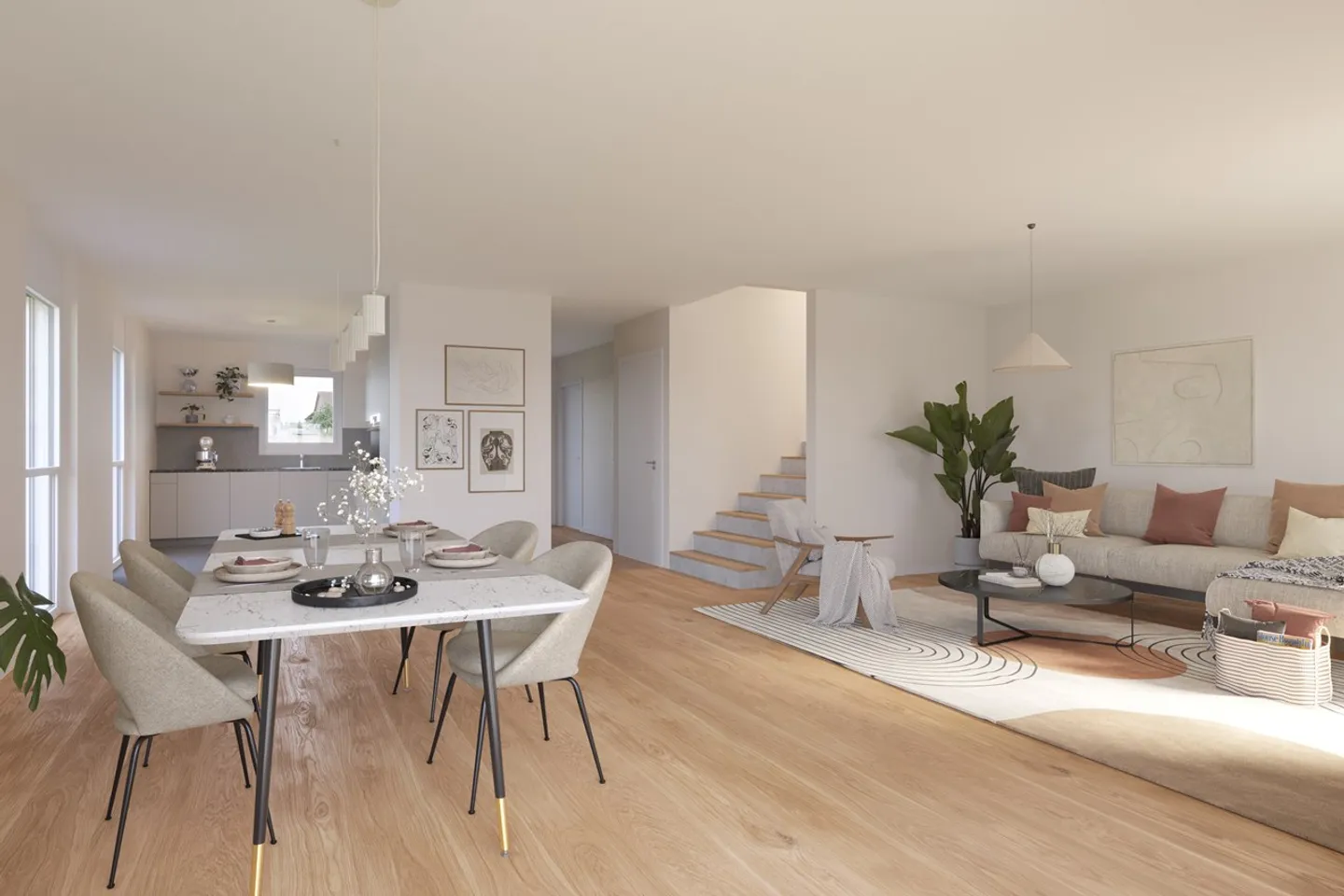 La Collina - Villa D1 - Villa a schiera nuova di 5.5 locali - Foto 2 di 7