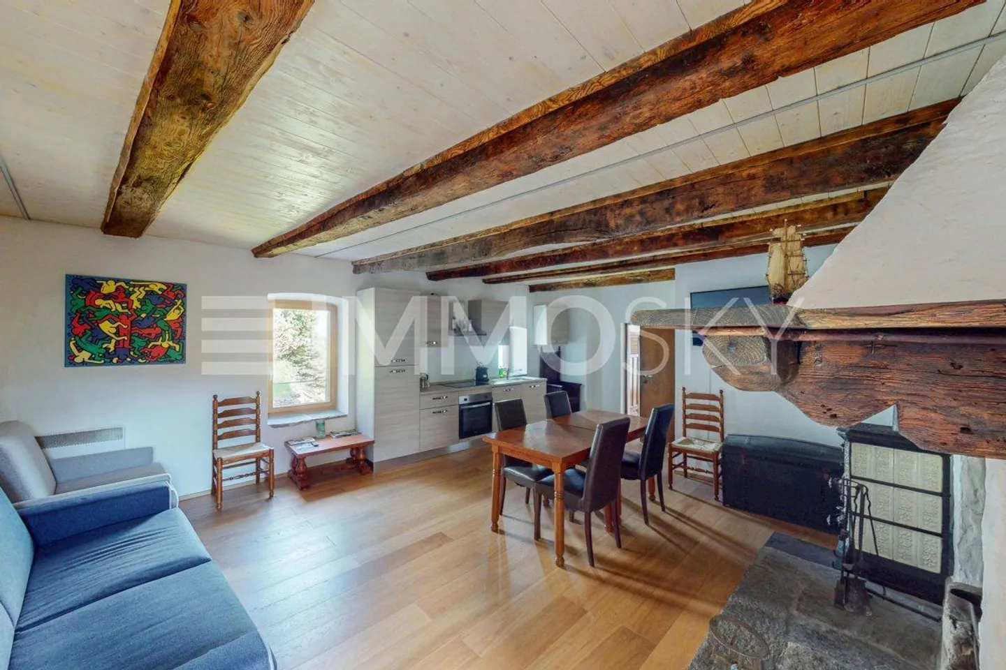 Für Liebhaber des alten Dorfes, Garten und unverbaubare Aussicht - Foto 2 von 5