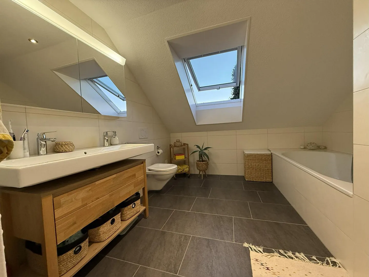 Appartamento mansardato, recentemente ristrutturato, grande e tranquillo, adiacente a Wil - Foto 9 di 17