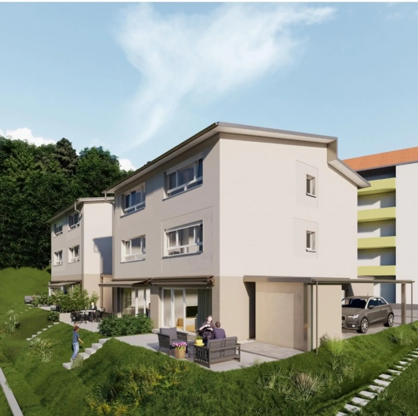 Ampia casa a schiera di nuova costruzione con 5,5 stanze a Sciaffusa - Foto 1 di 10