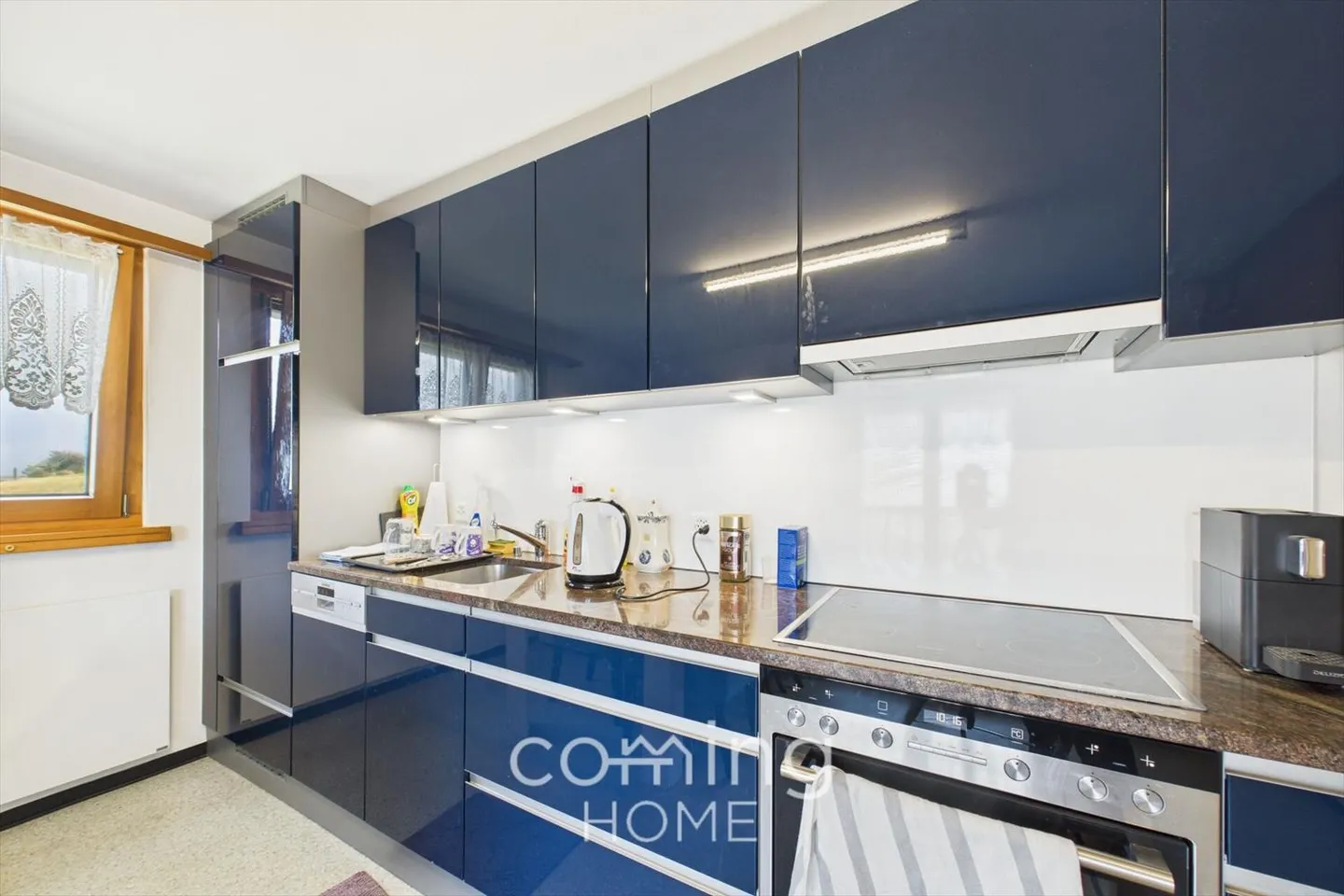 Living above the Rhone Valley: Renovated 3.5-room apartment in Ergisch with panoramic view - Photo 3 of 9