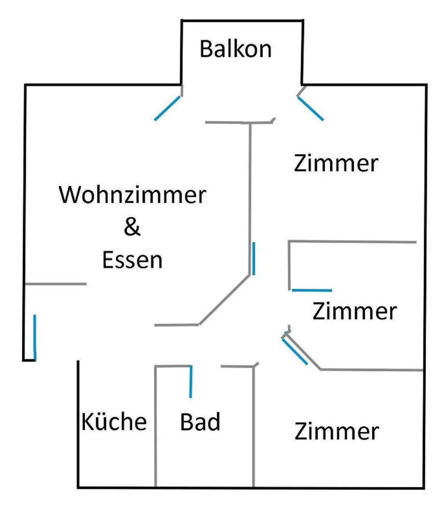 Charmante Wohnung mit Balkon - Foto 7 von 7
