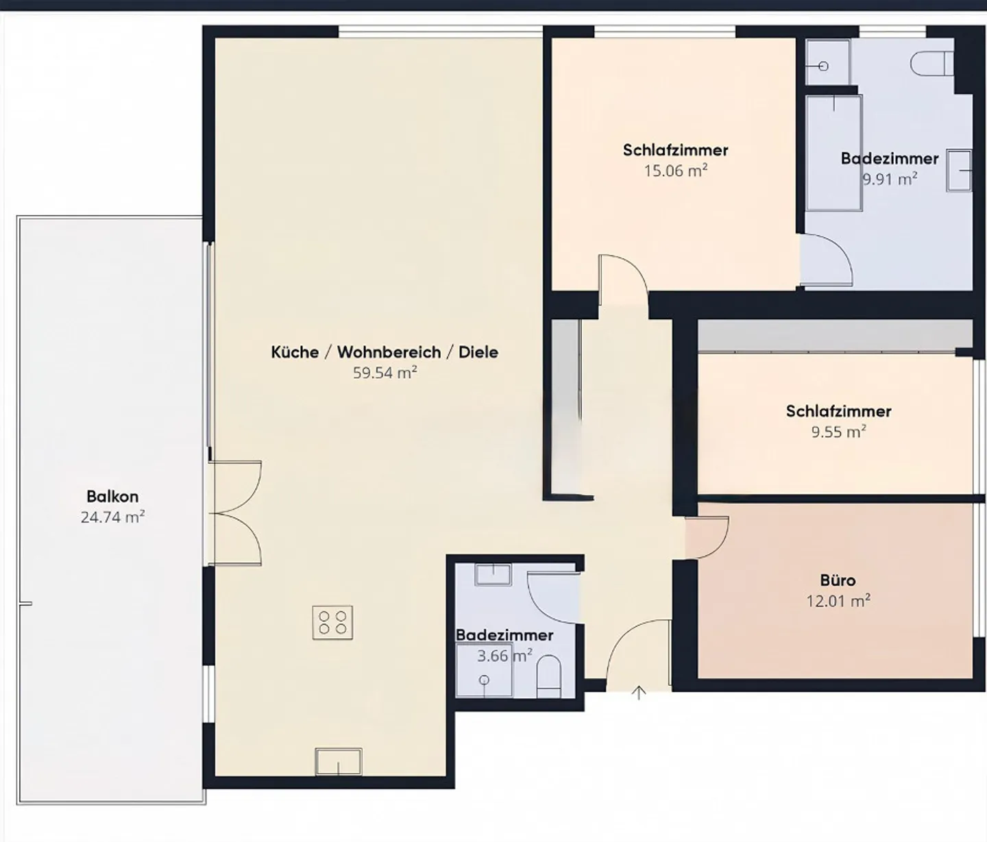 Looking for a new tenant for spacious 4.5 room apartment - Photo 14 of 15