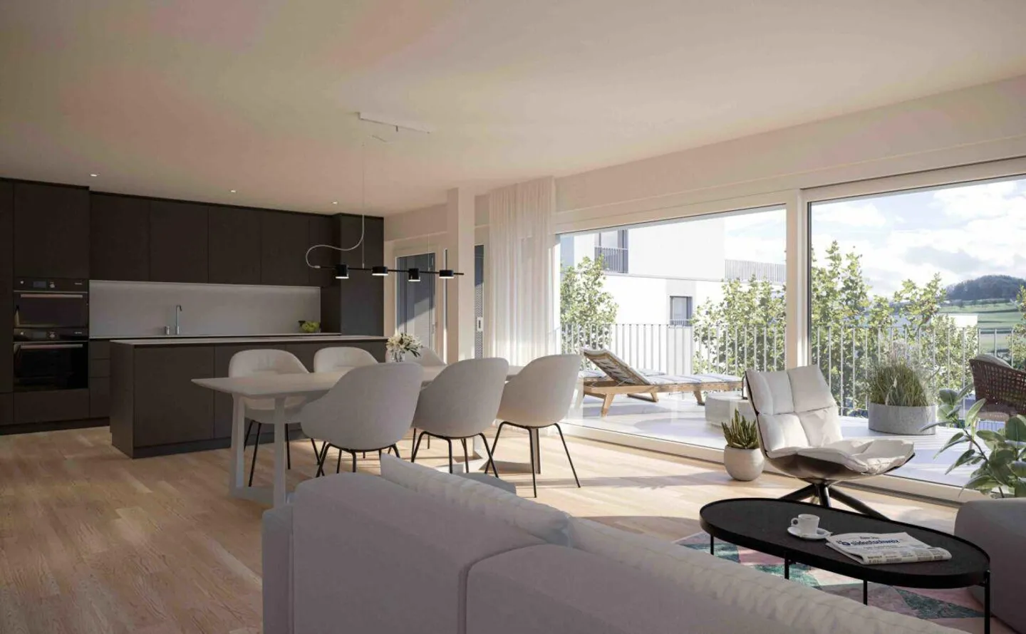 Nouvelle construction : maison individuelle détachée de 5,5 pièces à Eschenz - Photo 9 sur 10