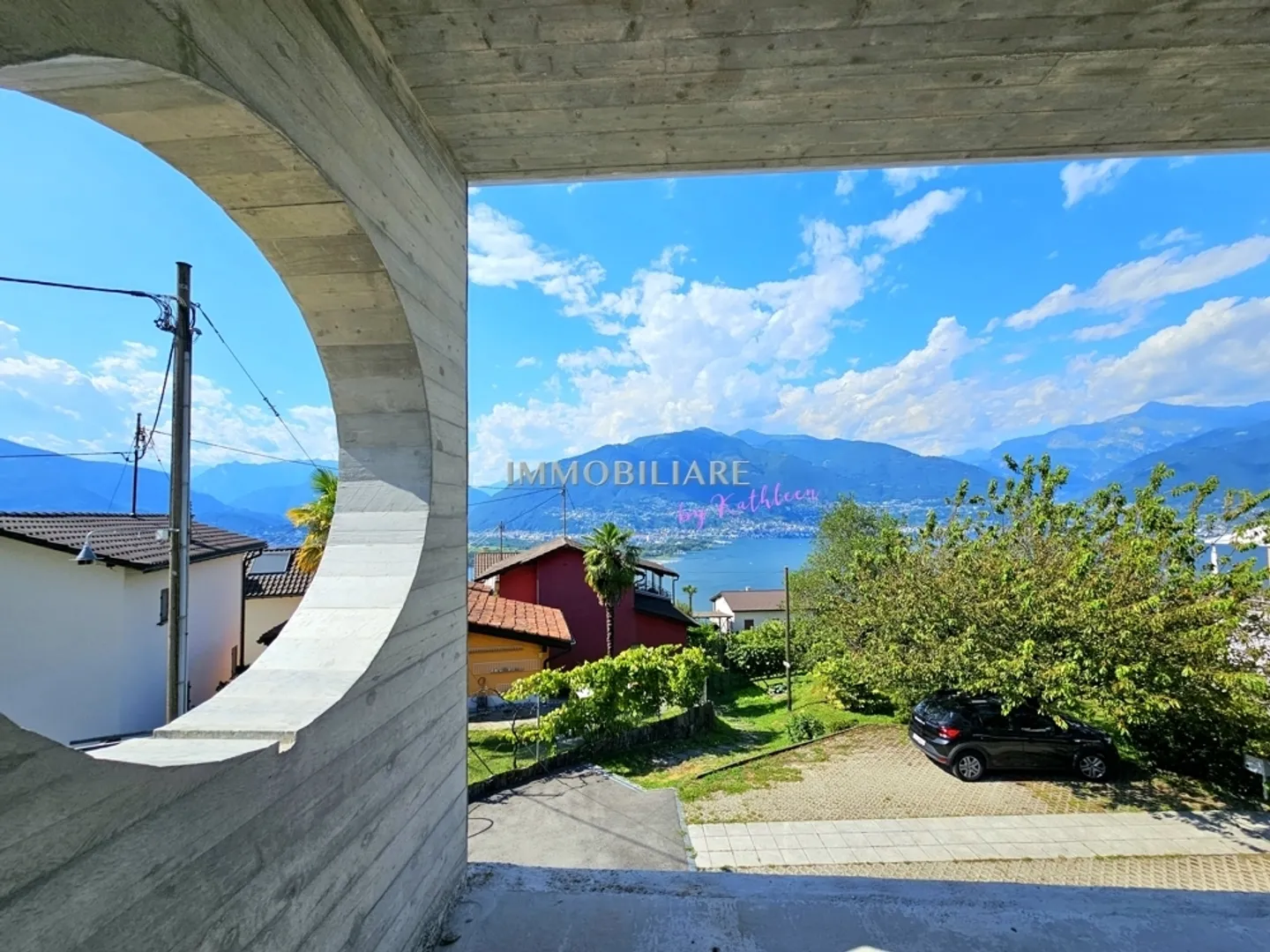 Villa con piscina in costruzione grezza, vista lago – Prezzo incluso completamento individuale - Foto 2 di 13