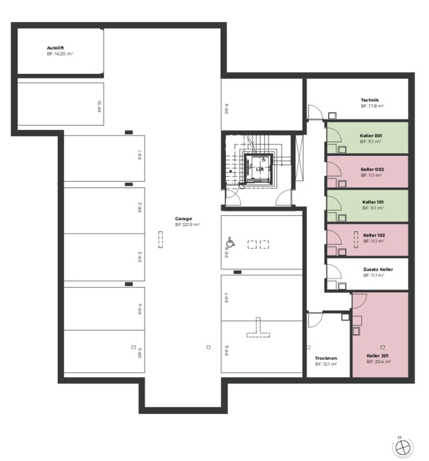Place de parking extérieure à vendre - Photo 2 sur 2