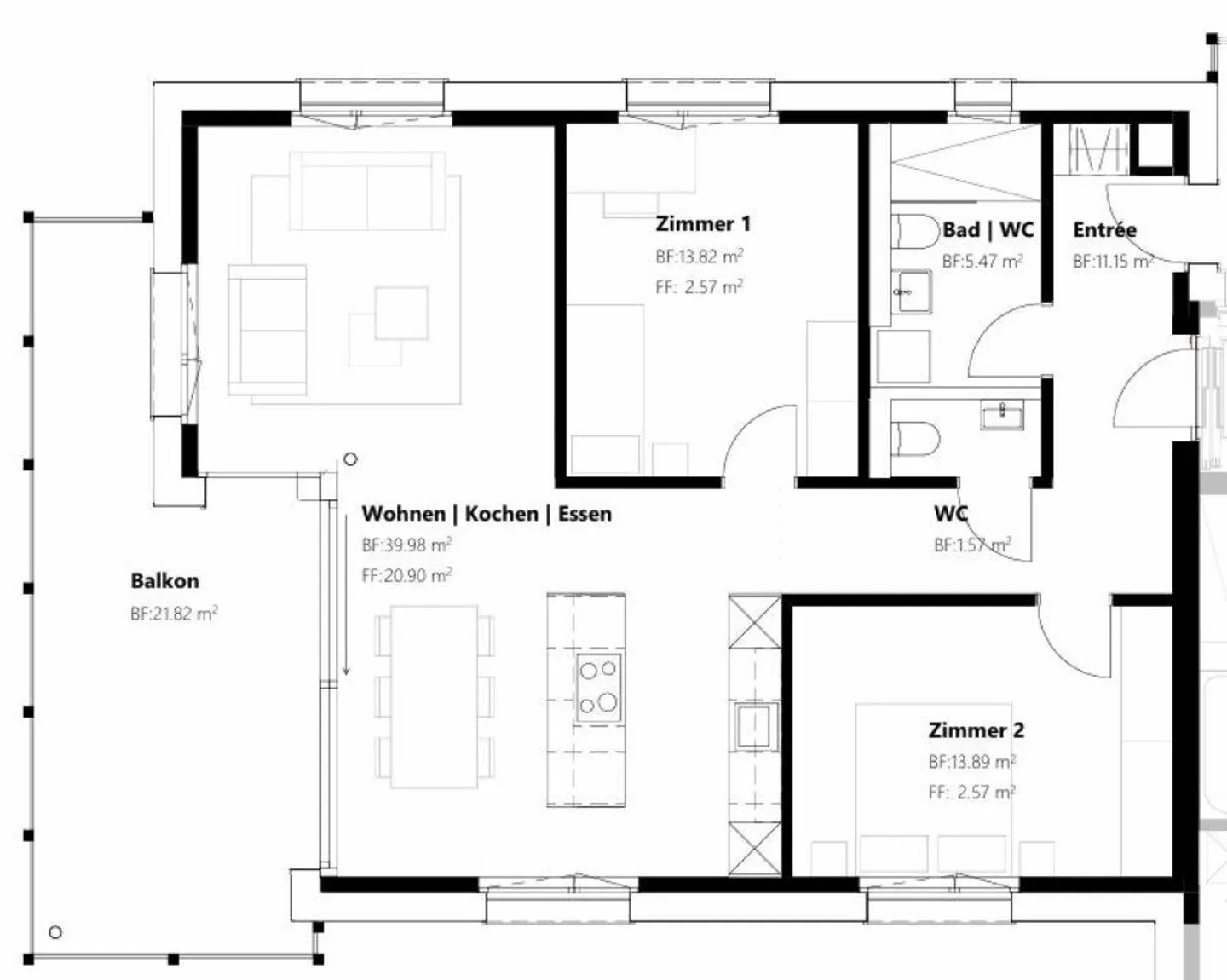 Élégance intemporelle et stylée Nouveaux appartements - Photo 13 sur 14