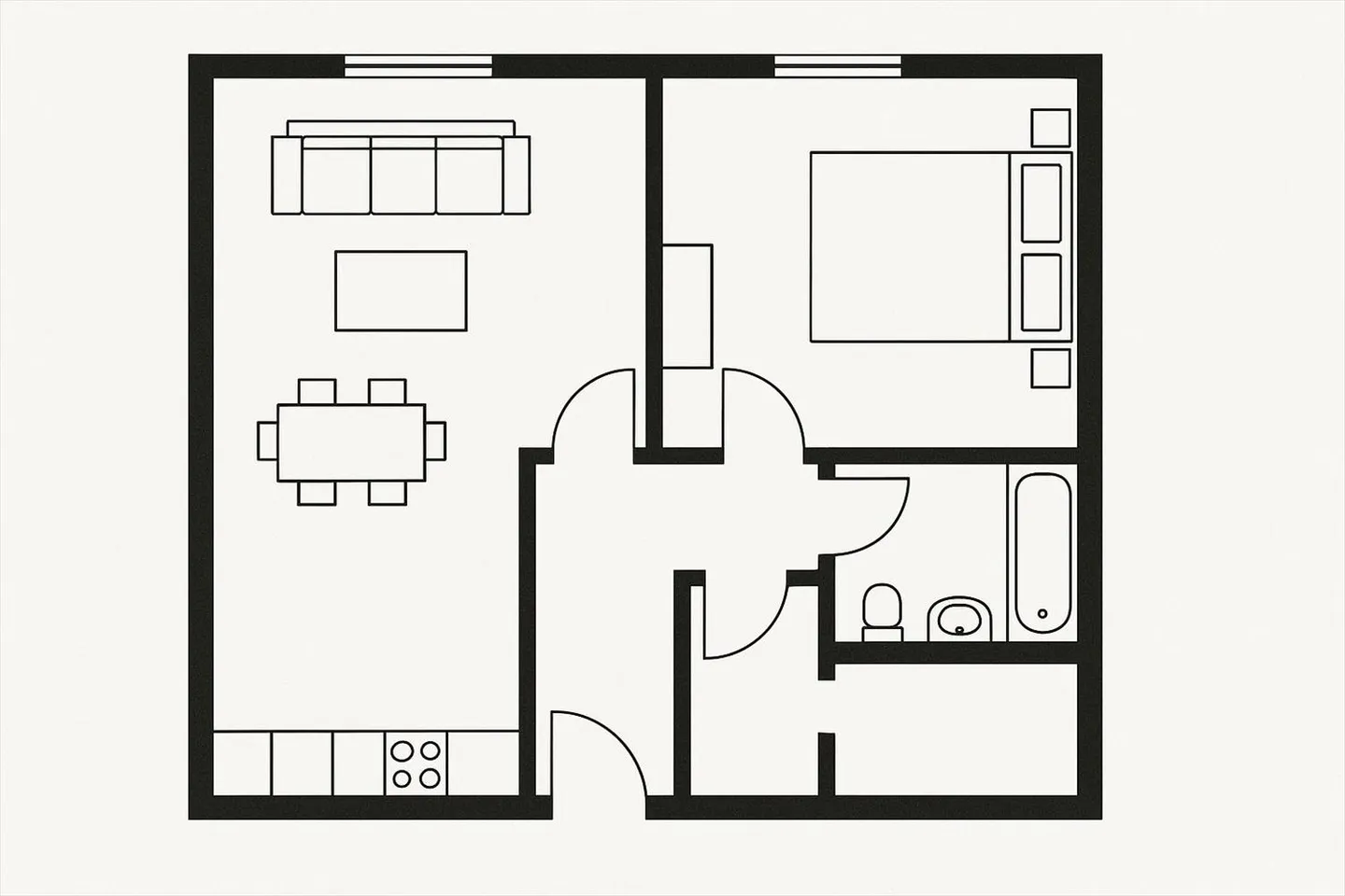 Appartement terrasse 4 pièces - Photo 6 sur 7