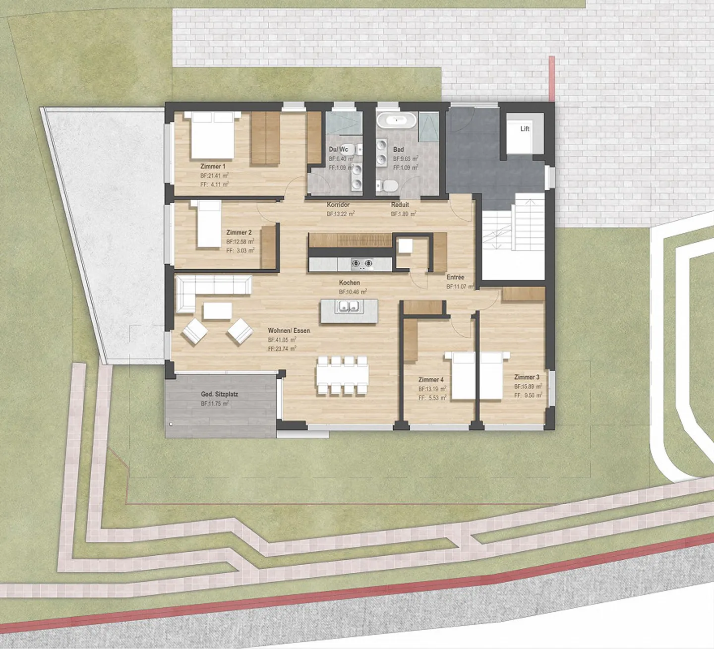 5.5 Rooms, 155 m2 Luxury Apartment - Photo 11 of 11