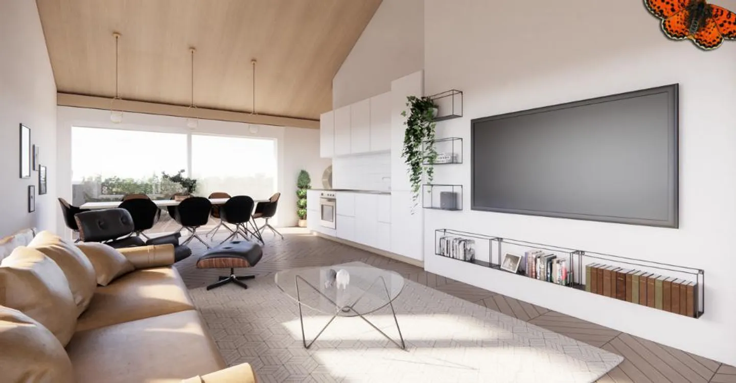 New penthouse apartment with 3½ rooms in St-Aubin - Photo 1 of 13