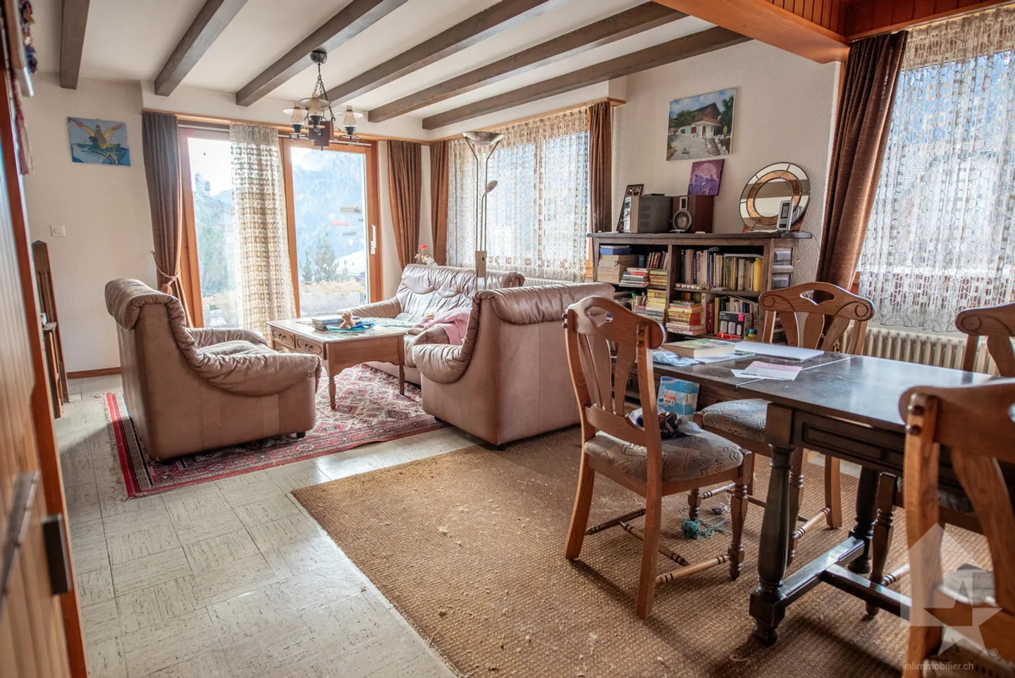 Charming 5.5p chalet, beautiful location in the center of the resort - Photo 7 of 14