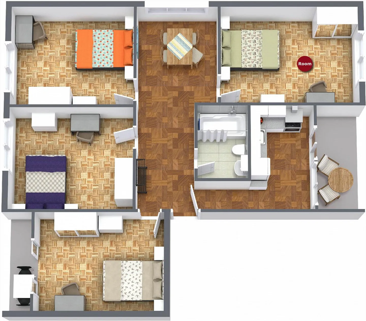 Furnished room in central shared apartment in Basel - Photo 10 of 10