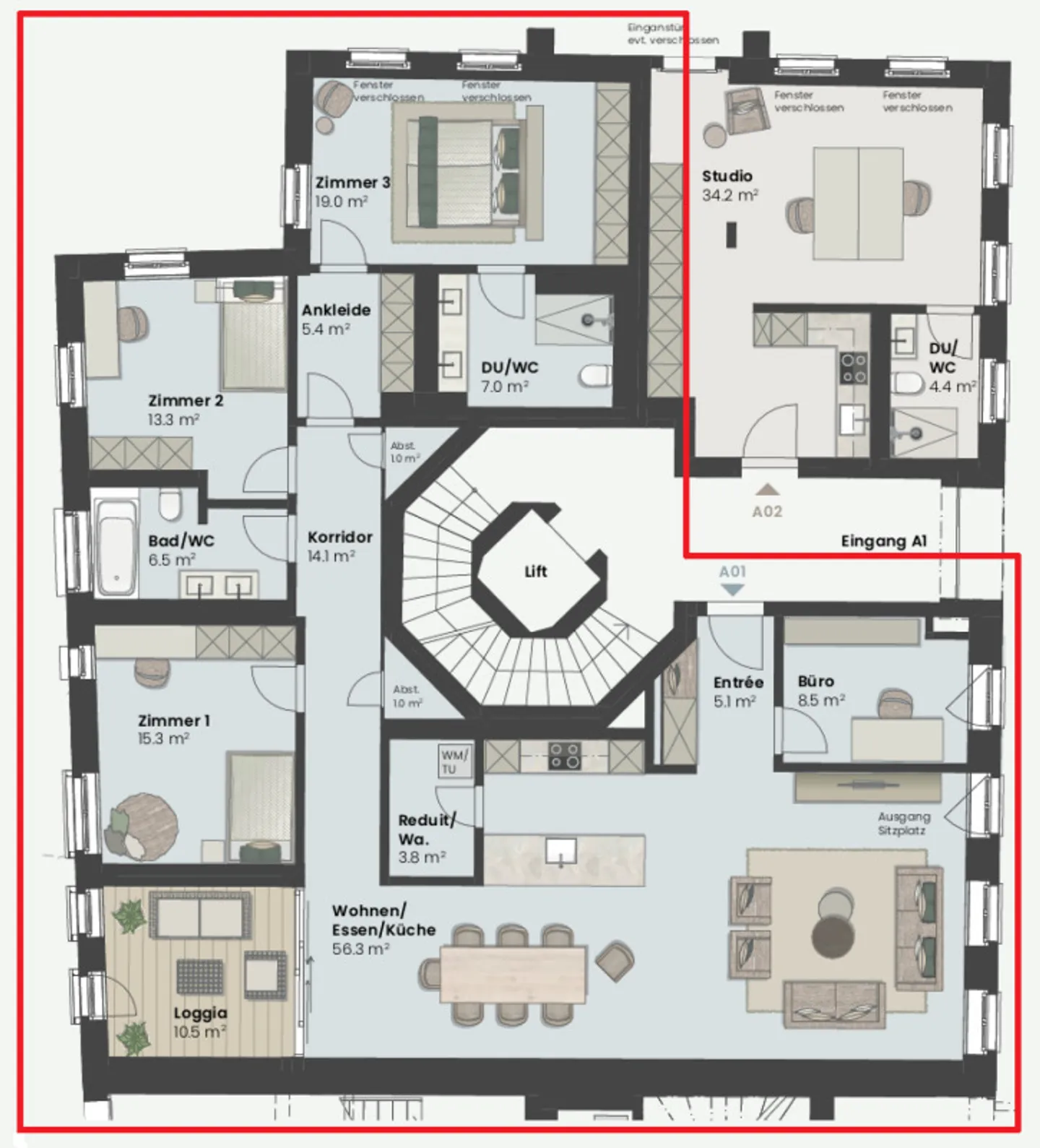 DEBUT DE LA CONSTRUCTION! Vie à la campagne près de la ville : Nouveaux appartements au cœur du village de Wermatswil - Photo 7 sur 7