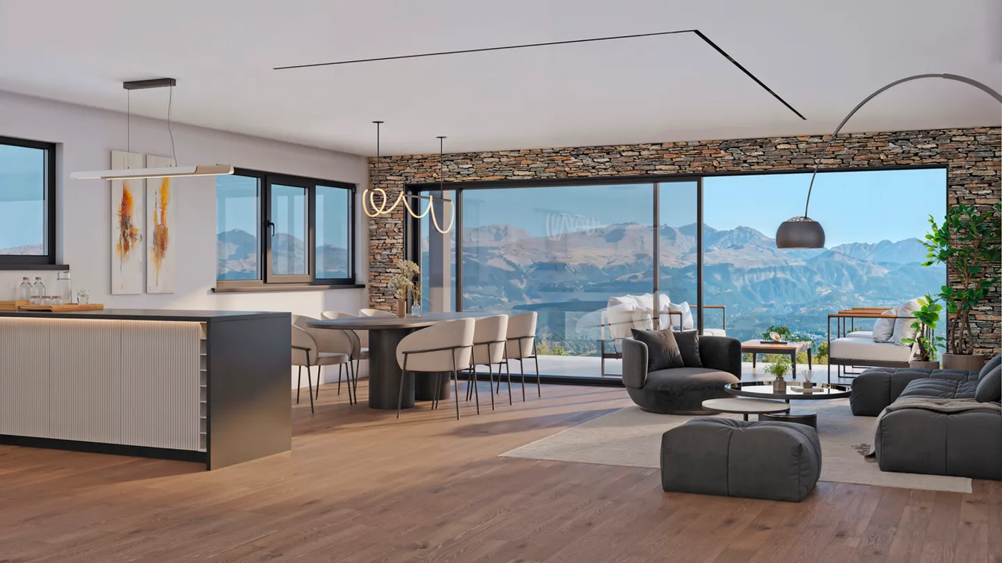 SPLENDID PENTHOUSE-DUPLEX 6.5 ROOMS IN LENS - Photo 2 of 6