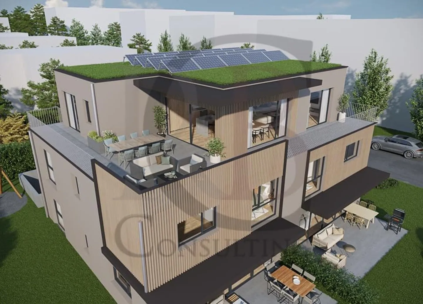 ATTICO ESCLUSIVO CON ASCENSORE PRIVATO - 108 M2 E TERRAZZA 65 M2 - Foto 5 di 6