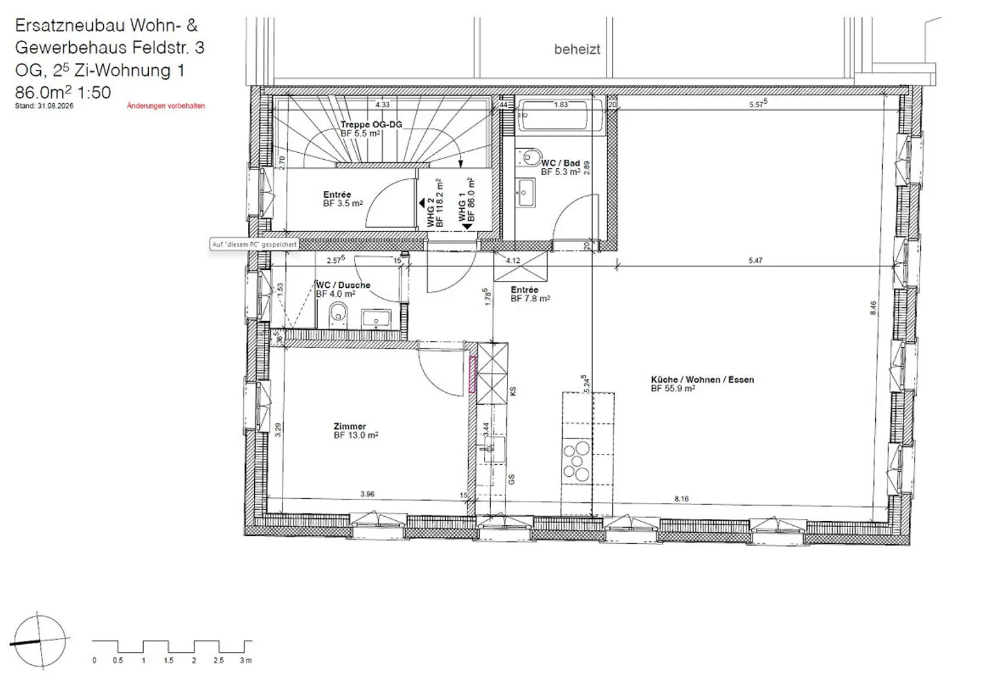 Geräumige 2.5-Zimmer-Wohnung in Winter - Foto 10 von 10