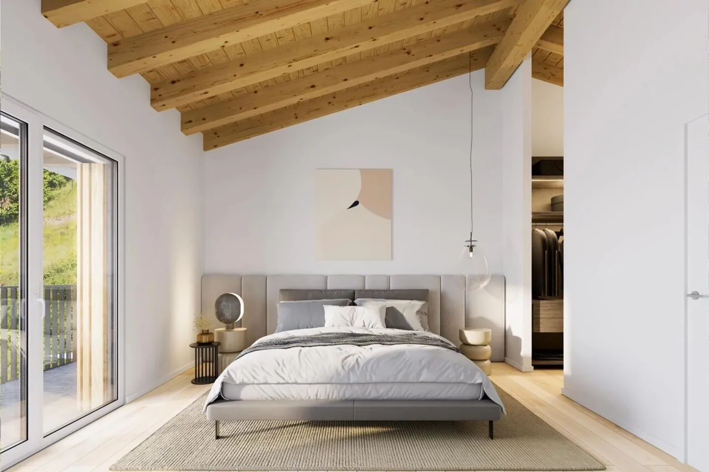 Attique | 3,5 chambres extraordinaires avec terrasse spacieuse - Photo 5 sur 9