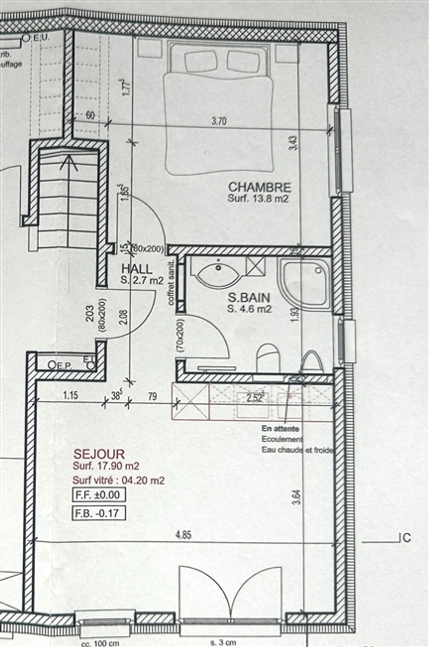 St-Imier, belle appartement de 2,5 pièces avec terrasse, garage, jardin - Photo 10 sur 10