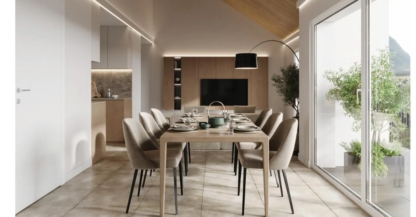 Nuovo complesso residenziale Sassa a Gnosca - Grand 5,5 pièces avec jardin - Foto 3 di 5