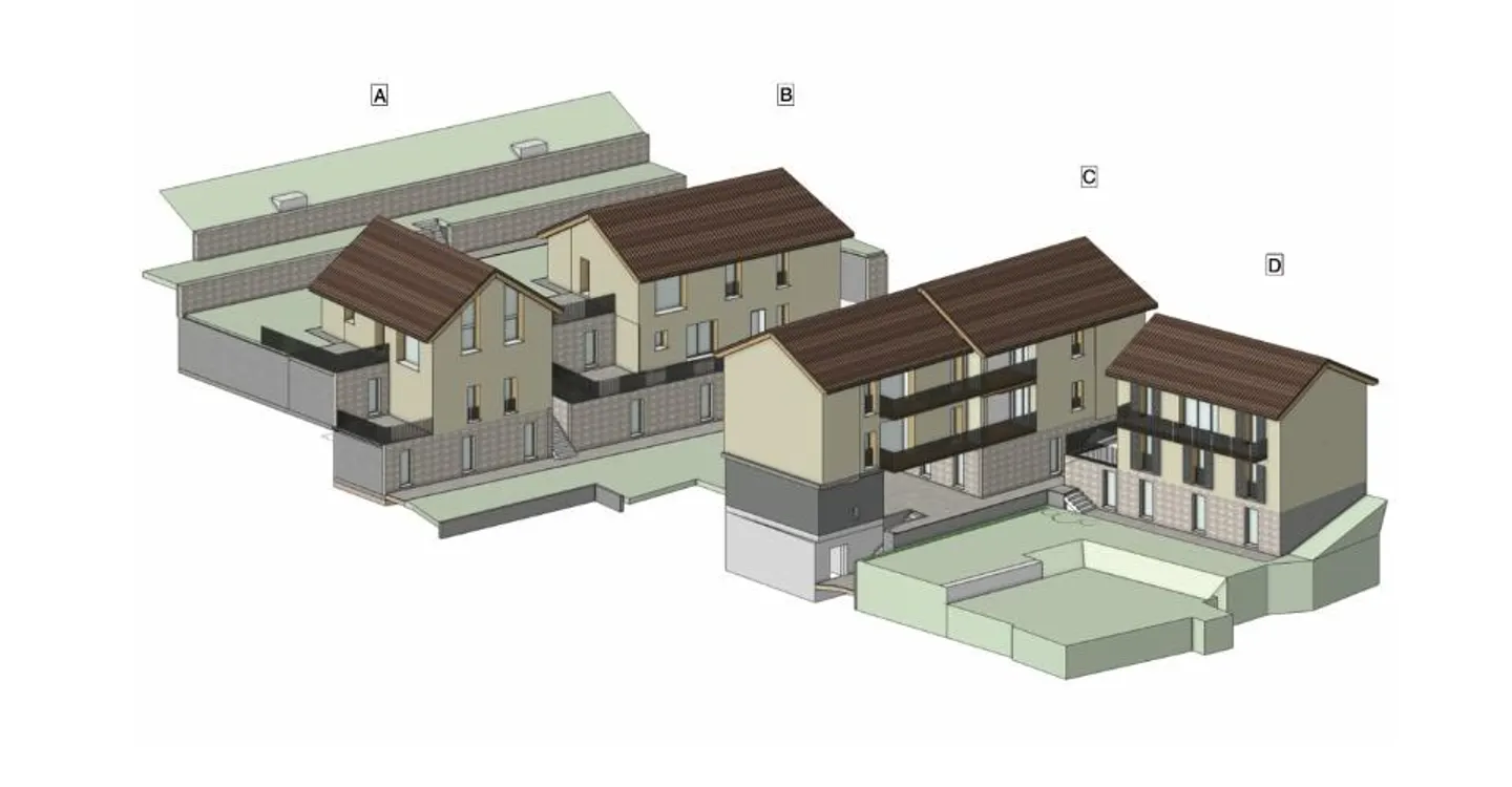 Nuovo complesso residenziale Sassa a Gnosca - Grand 5,5 pièces avec jardin - Foto 4 di 5