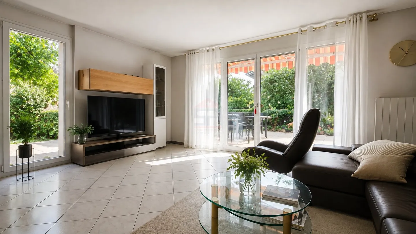 Elegantes Zwillingshaus mit Giebel im Herzen einer privilegierten Wohngegend - Foto 5 von 11