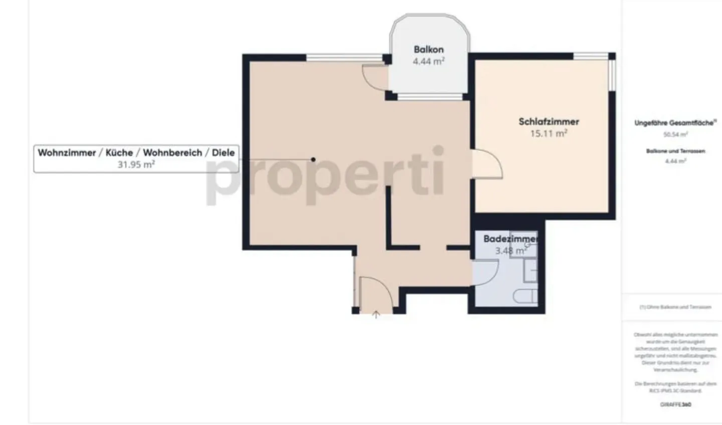 Möbliertes Apartment in Schlieren - Foto 7 von 7