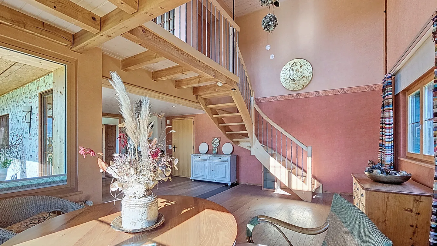 Dorfhaus mit 4,5 Zimmern und Grundstück in Murist (Estavayer) - Foto 9 von 21