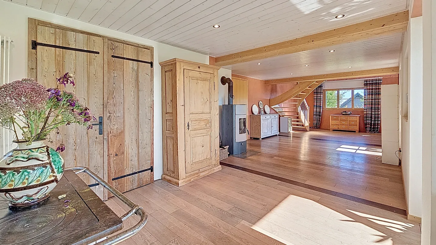 Dorfhaus mit 4,5 Zimmern und Grundstück in Murist (Estavayer) - Foto 11 von 21