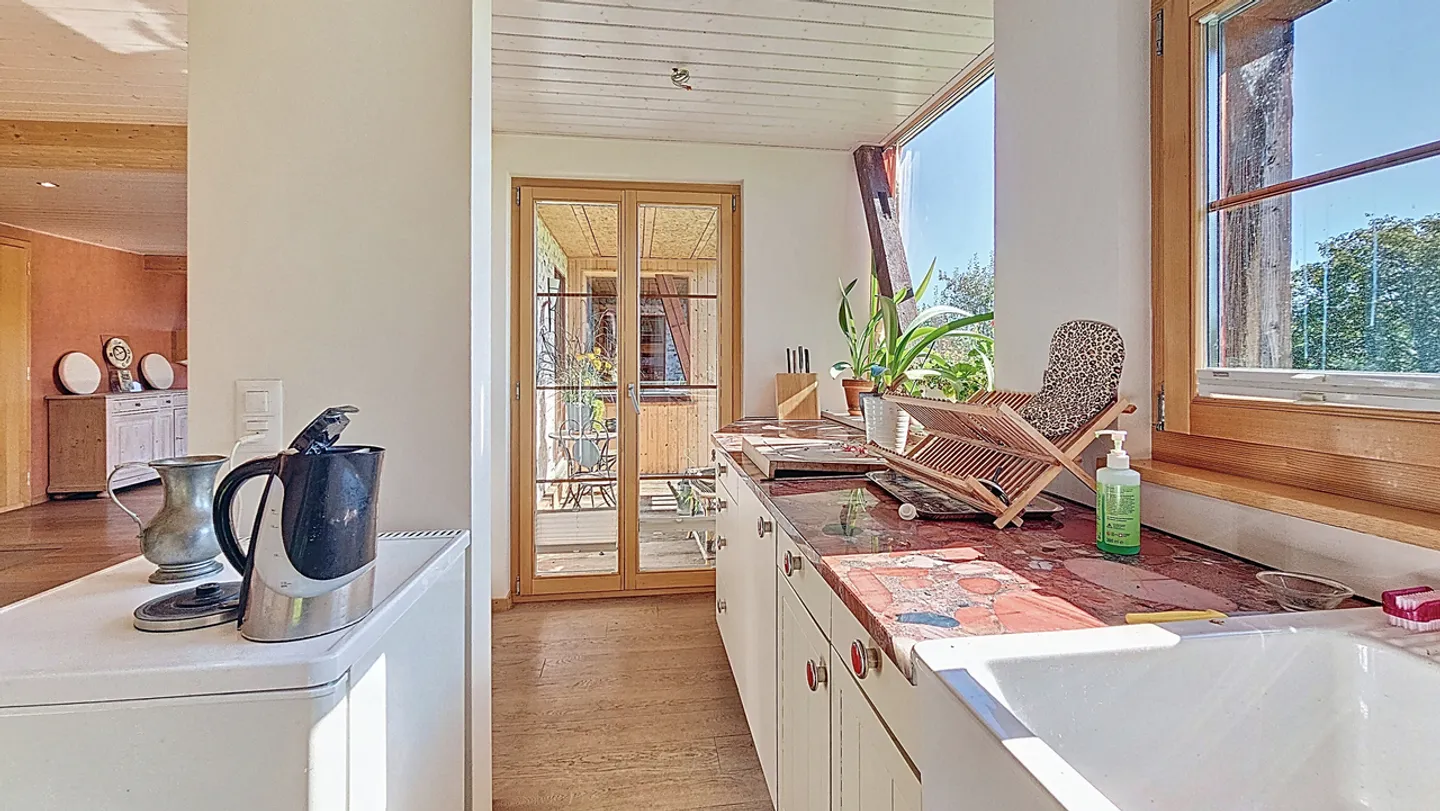 Dorfhaus mit 4,5 Zimmern und Grundstück in Murist (Estavayer) - Foto 12 von 21