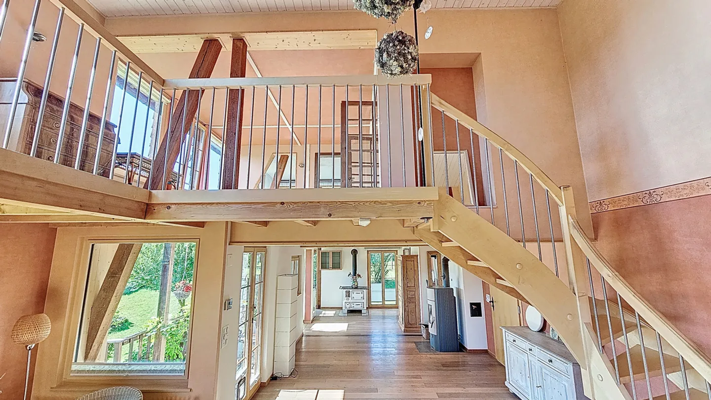 Dorfhaus mit 4,5 Zimmern und Grundstück in Murist (Estavayer) - Foto 14 von 21