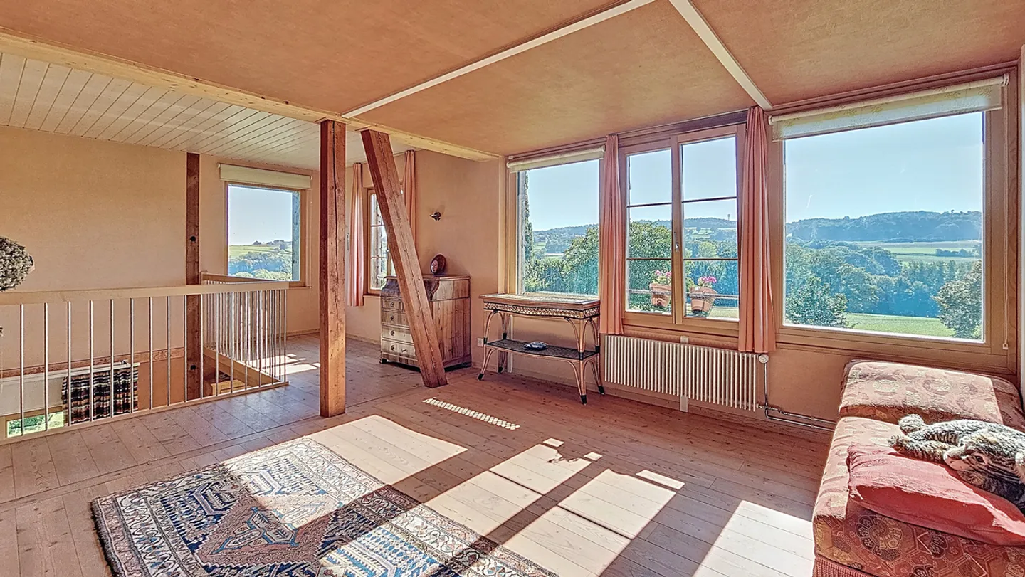 Dorfhaus mit 4,5 Zimmern und Grundstück in Murist (Estavayer) - Foto 16 von 21