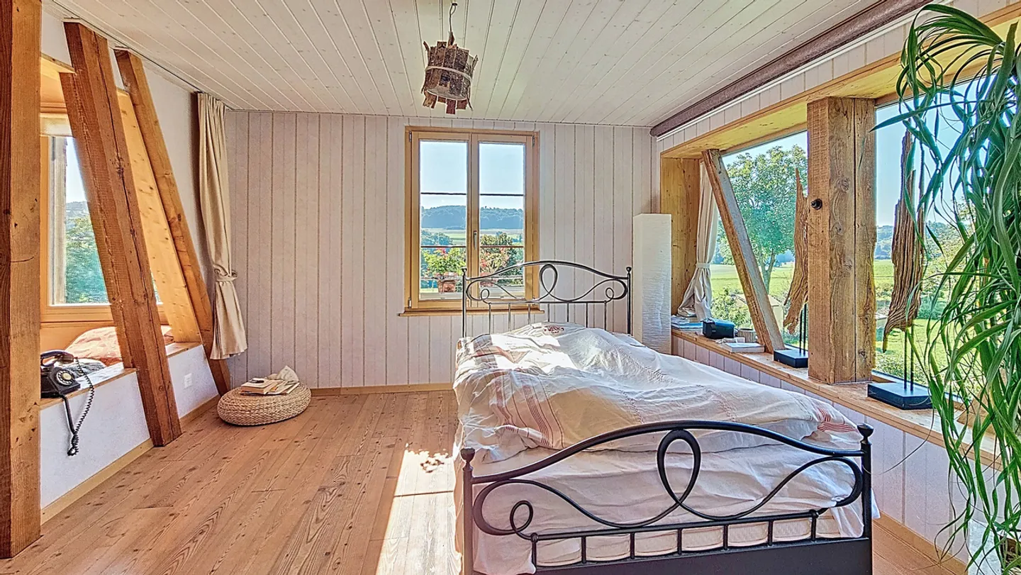 Dorfhaus mit 4,5 Zimmern und Grundstück in Murist (Estavayer) - Foto 17 von 21