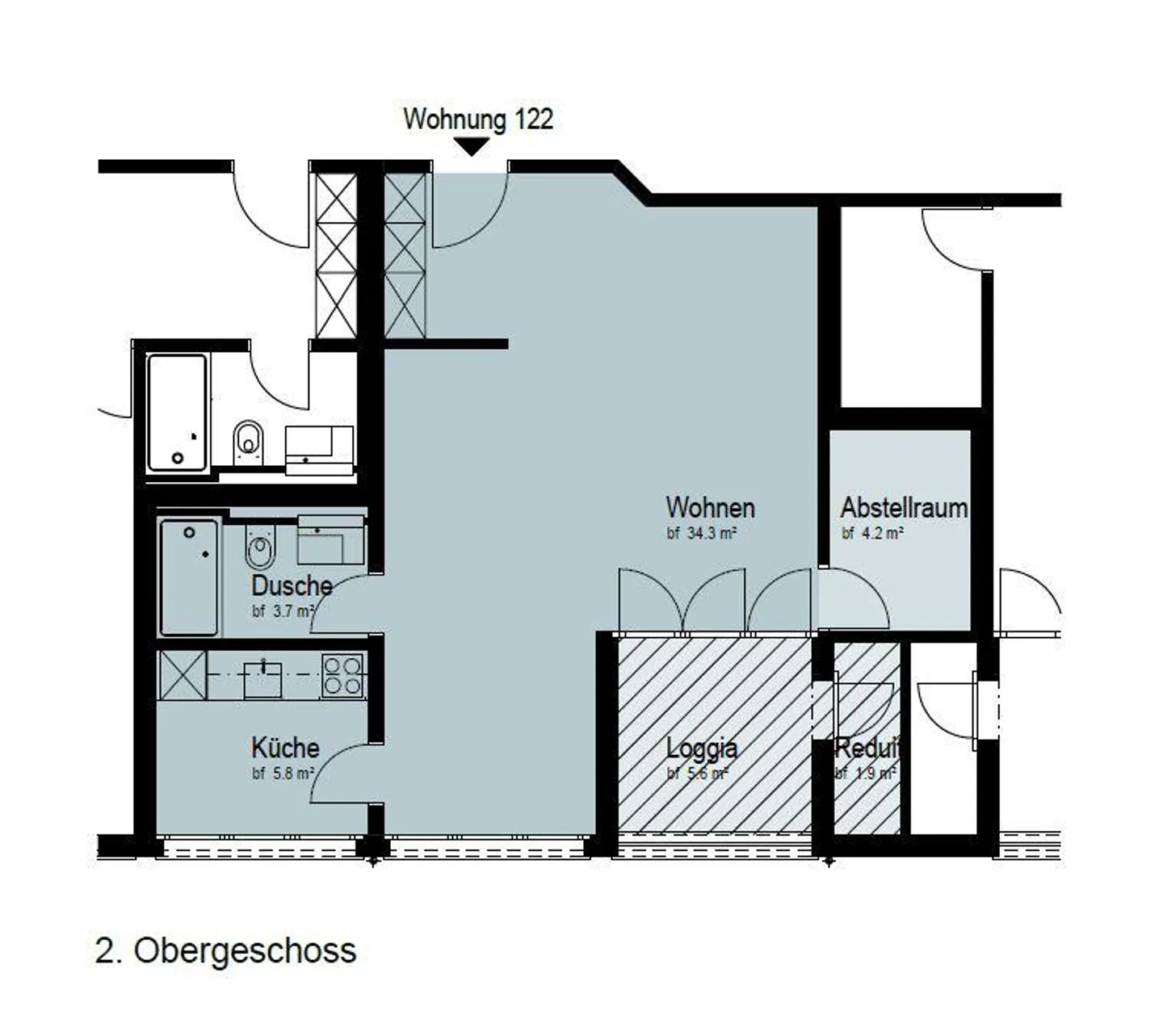 Moderne Wohnung mit Loggia an Top-Lage! - Foto 8 von 8