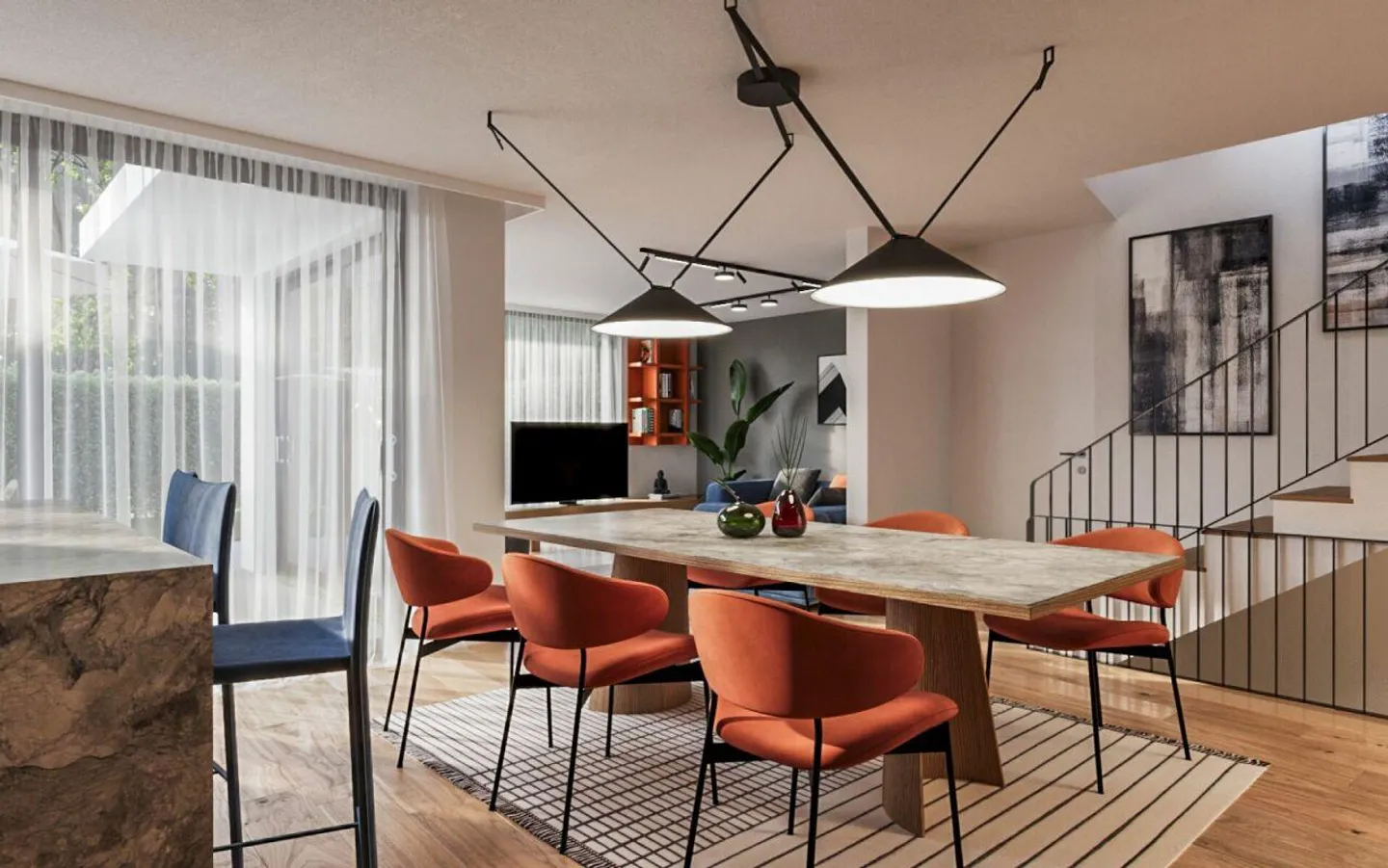 Sogno di nuova costruzione moderna casa bifamiliare - tra il Reno e le montagne - Casa Ovest - Foto 7 di 13