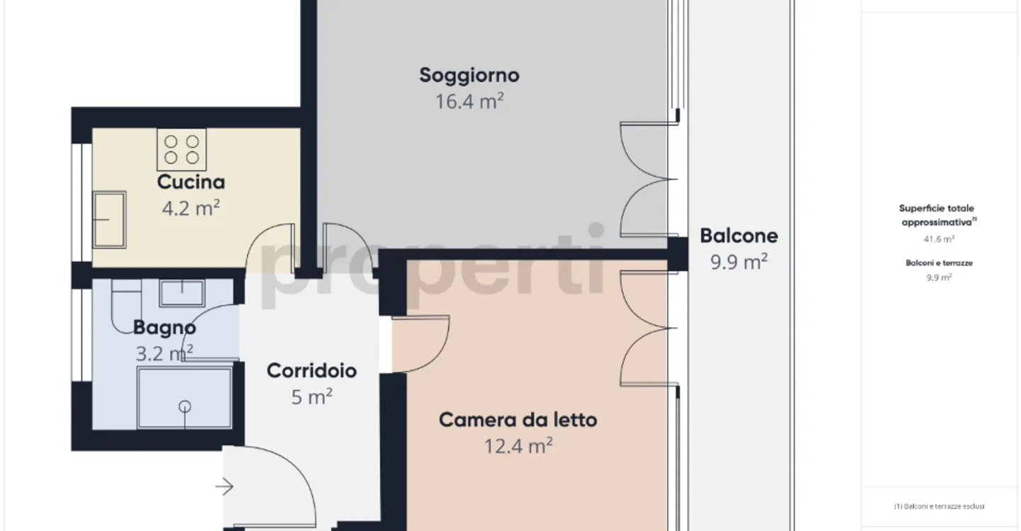 Großer Balkon, direkter Zugang mit dem Aufzug, neues Badezimmer und neue Küche (2020) in der Nähe des Sees und der Annehmlichkeiten! - Foto 5 von 6