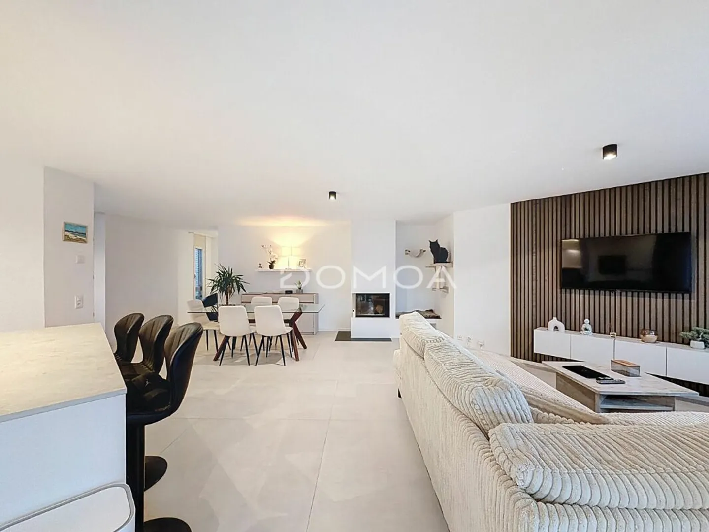 Penthouse 4,5 pièces rénové avec grande terrasse - Luminosité, charme et confort à Marly ! - Photo 1 sur 9