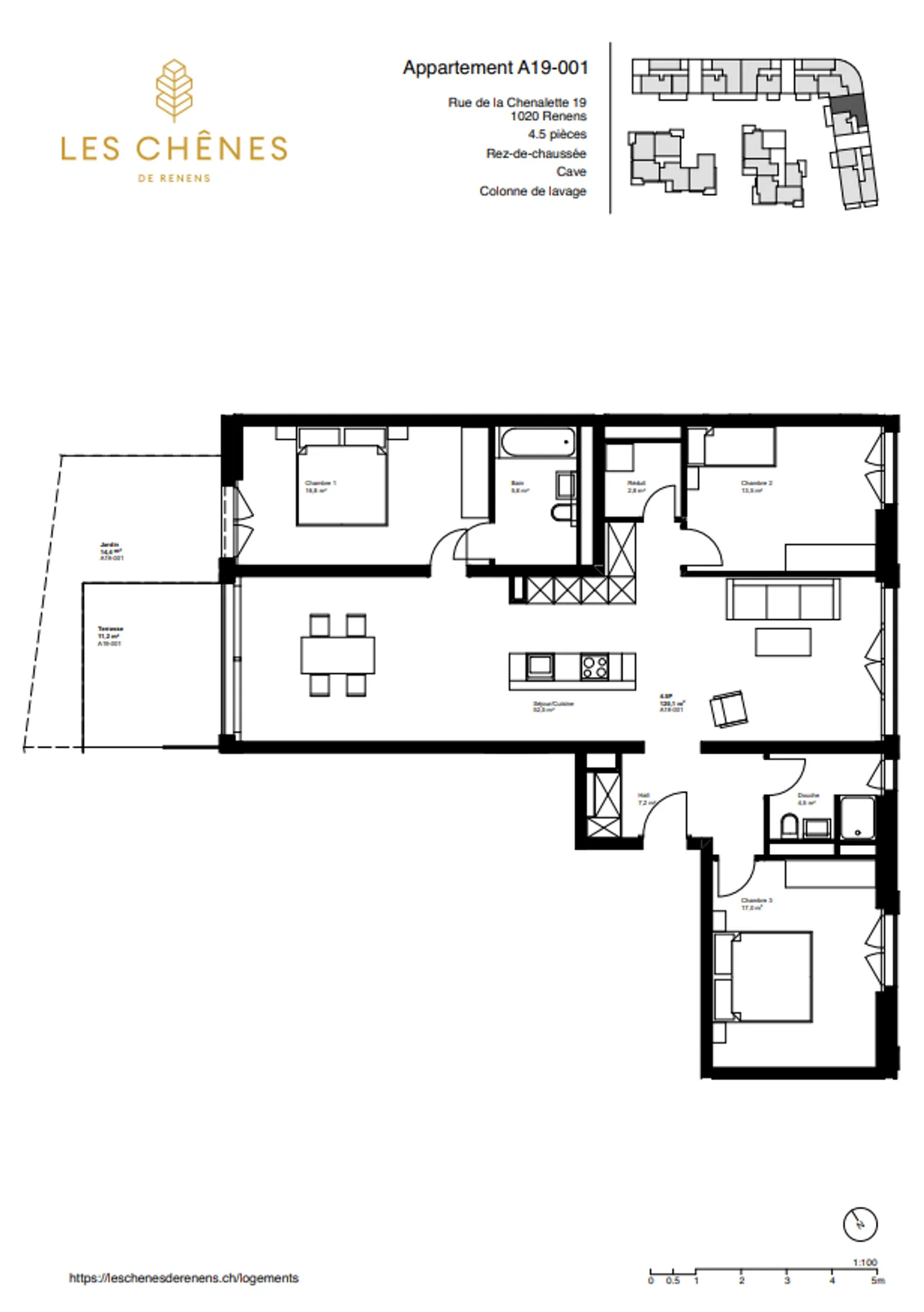 4,5 neue Zimmer mit Garten - A19-001 - Foto 9 von 11