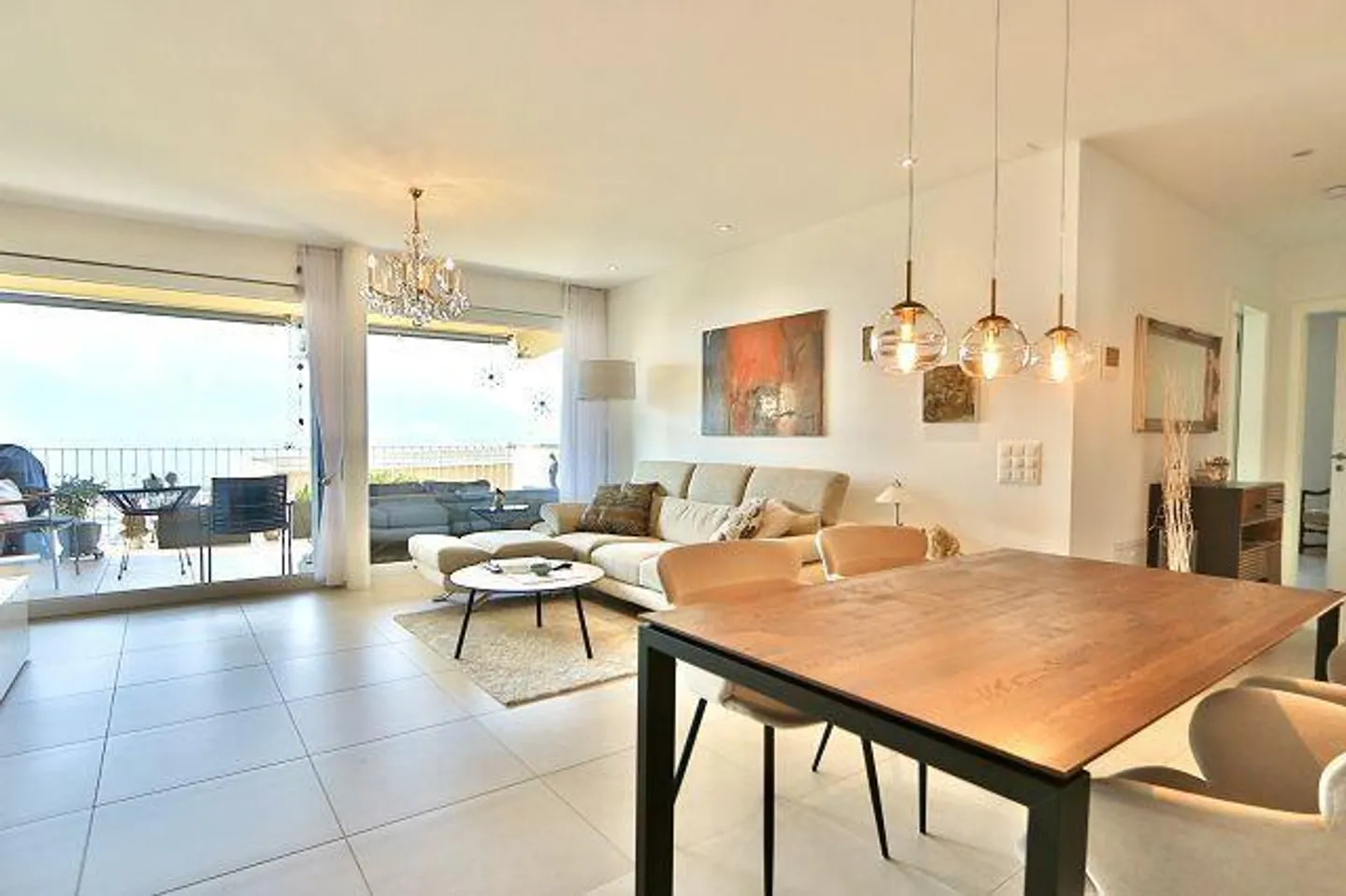 appartamento di 3 1/2 locali con vista panoramica anche sul lago - Foto 4 di 28