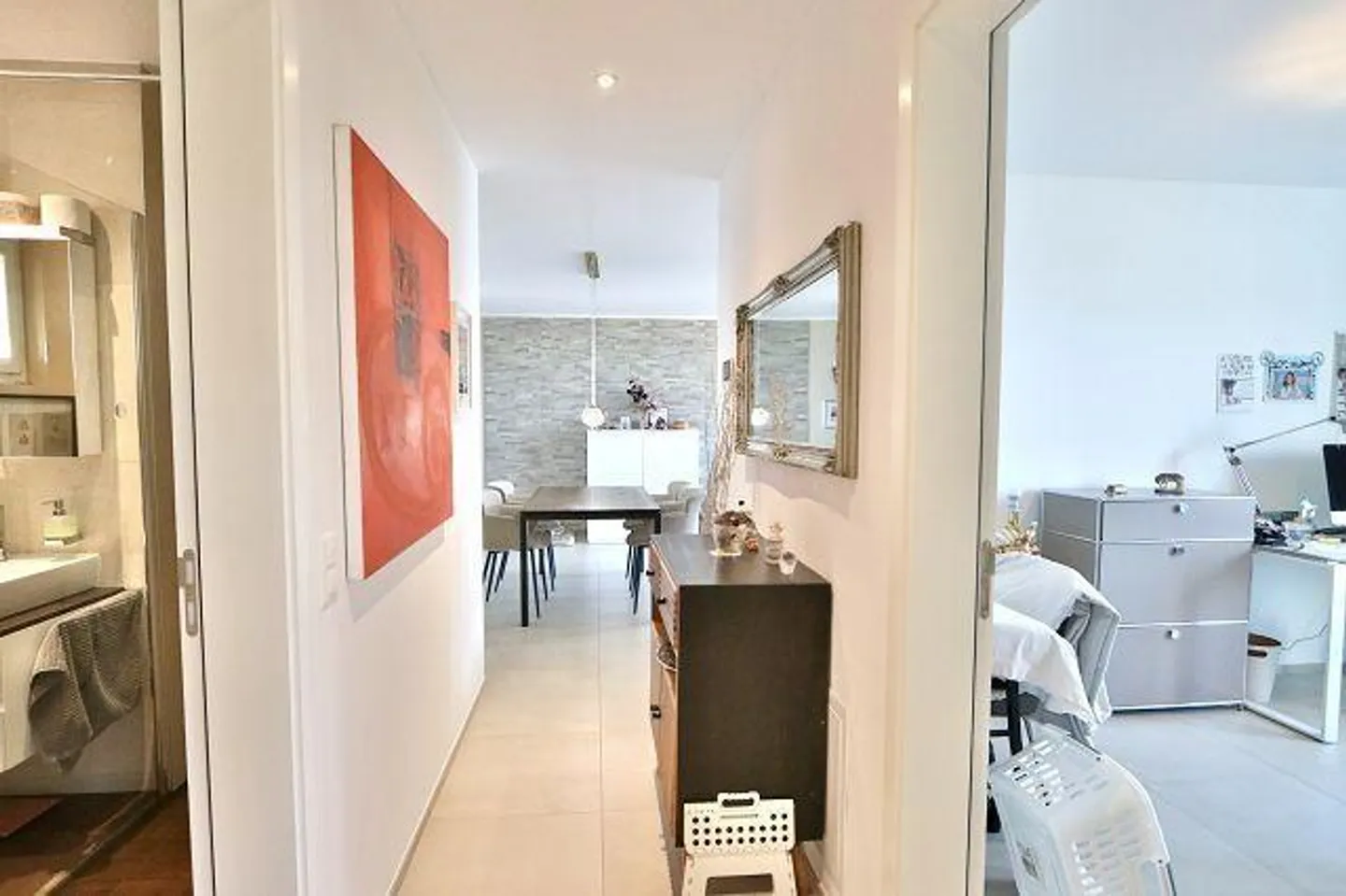 appartamento di 3 1/2 locali con vista panoramica anche sul lago - Foto 15 di 28